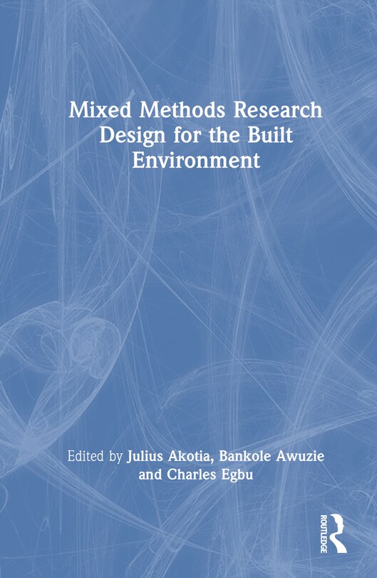 Front cover_Mixed Methods Research Design for the Built Environment