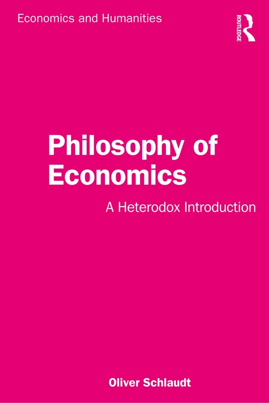Front cover_Philosophy Of Economics