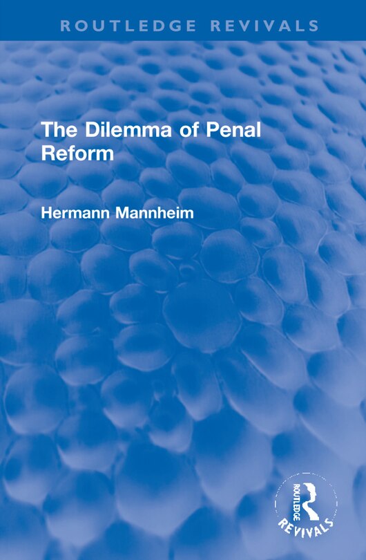 Couverture_Dilemma of Penal Reform