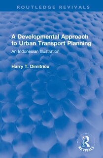 Couverture_A Developmental Approach To Urban Transport Planning
