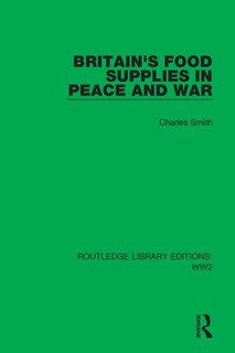 Couverture_Britain's Food Supplies in Peace and War