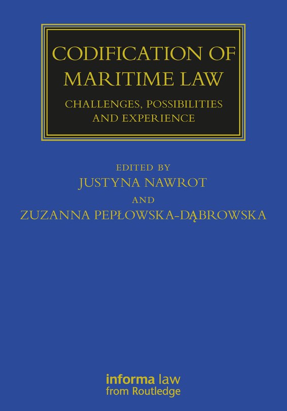 Front cover_Codification Of Maritime Law