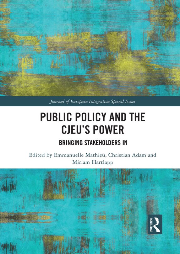 Couverture_Public Policy And The Cjeu's Power