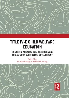 Couverture_Title Iv-e Child Welfare Education