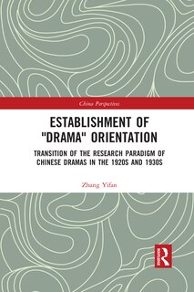Couverture_Establishment Of drama Orientation