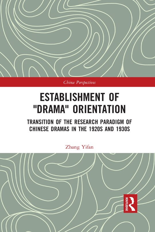Couverture_Establishment Of drama Orientation