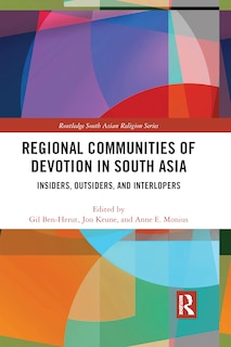 Front cover_Regional Communities Of Devotion In South Asia
