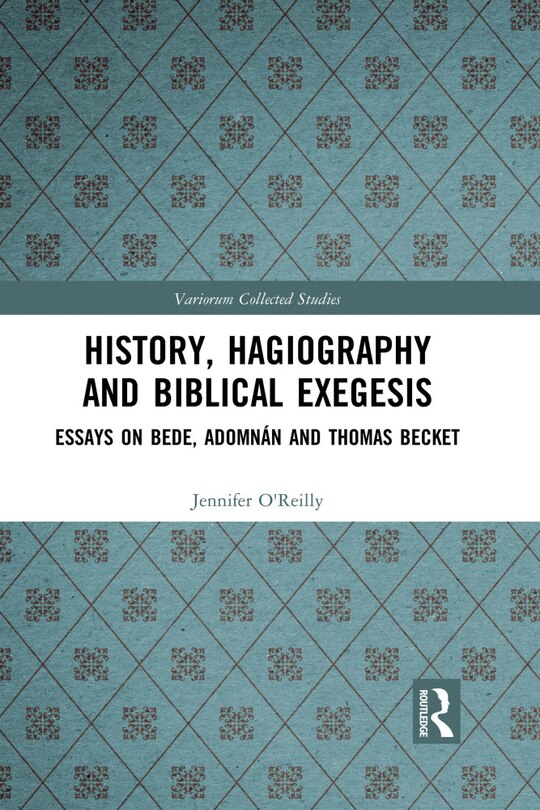 Front cover_History, Hagiography And Biblical Exegesis