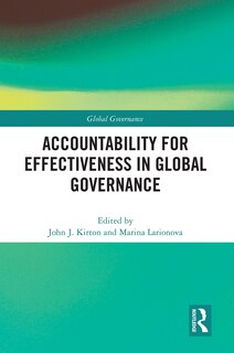 Front cover_Accountability For Effectiveness In Global Governance
