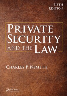 Front cover_Private Security And The Law