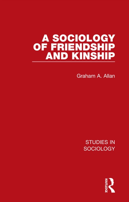 Couverture_A Sociology of Friendship and Kinship