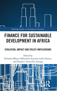 Front cover_Finance for Sustainable Development in Africa