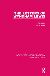 Front cover_The Letters of Wyndham Lewis