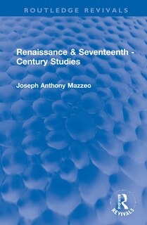 Couverture_Renaissance And Seventeenth - Century Studies