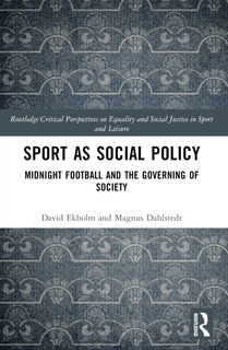 Front cover_Sport as Social Policy