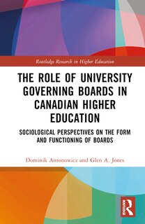 Front cover_The Role of University Governing Boards in Canadian Higher Education