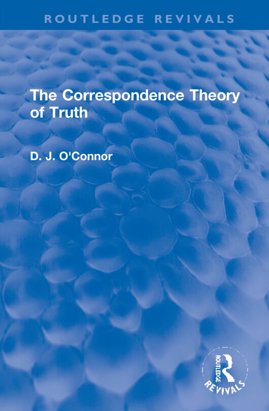 Front cover_Correspondence Theory of Truth
