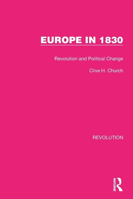 Front cover_Europe in 1830
