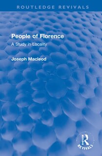 Front cover_People Of Florence