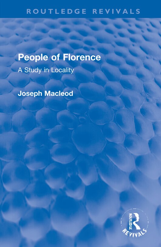 Front cover_People Of Florence