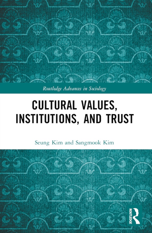 Couverture_Cultural Values, Institutions, and Trust