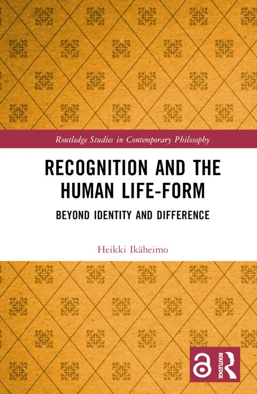 Front cover_Recognition And The Human Life-form