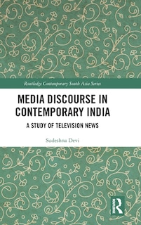 Front cover_Media Discourse In Contemporary India