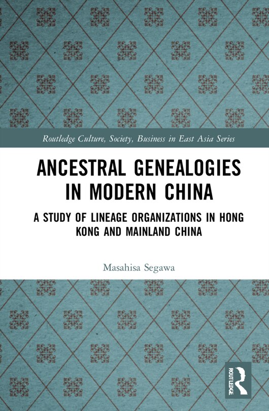Couverture_Ancestral Genealogies In Modern China