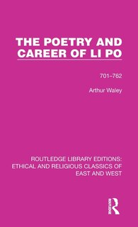 Front cover_The Poetry and Career of Li Po