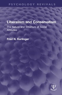 Front cover_Liberalism And Conservatism