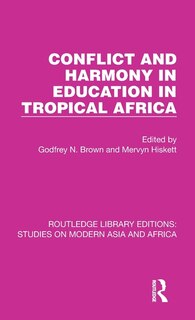 Couverture_Conflict And Harmony In Education In Tropical Africa