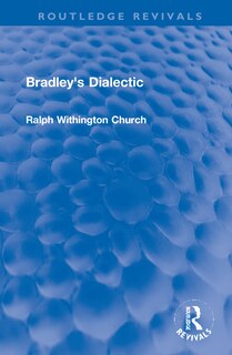Front cover_Bradley's Dialectic