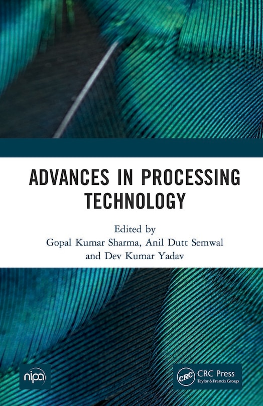 Front cover_Advances In Processing Technology