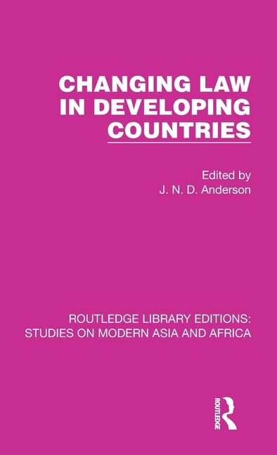 Front cover_Changing Law In Developing Countries