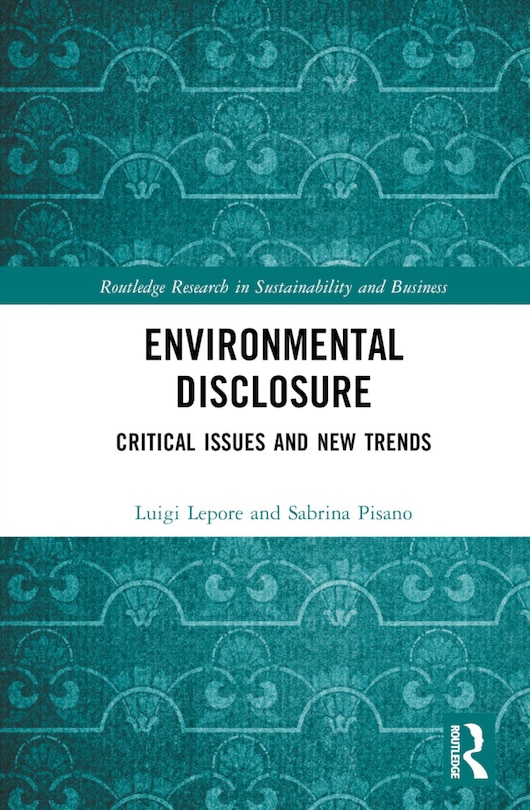 Front cover_Environmental Disclosure