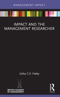 Couverture_Impact and the Management Researcher