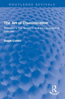 Front cover_The Art of Discrimination