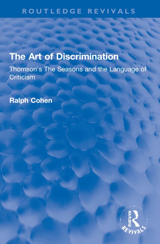 Front cover_The Art of Discrimination