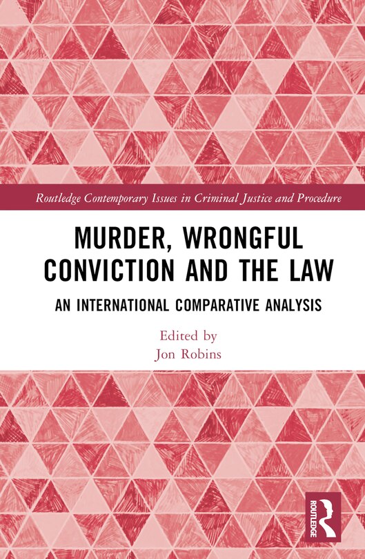 Front cover_Murder, Wrongful Conviction and the Law