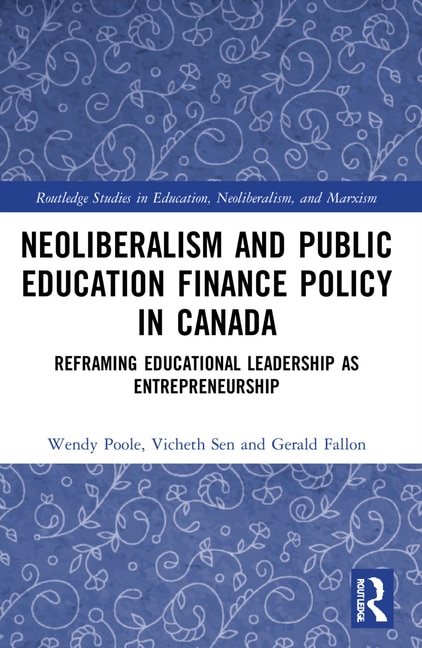 Couverture_Neoliberalism and Public Education Finance Policy in Canada