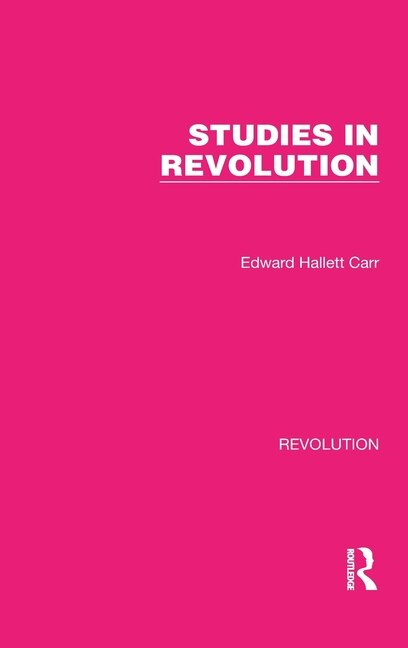 Couverture_Studies In Revolution