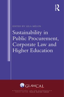 Couverture_Sustainability in Public Procurement, Corporate Law and Higher Education