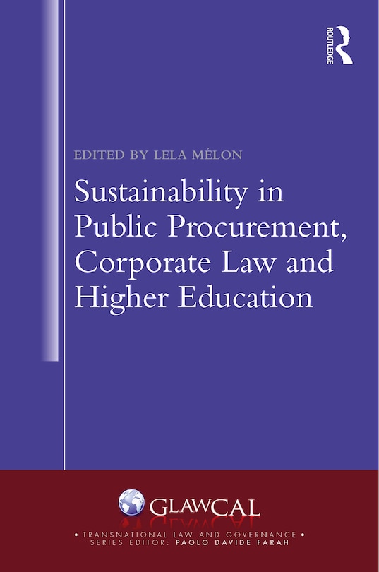 Couverture_Sustainability in Public Procurement, Corporate Law and Higher Education