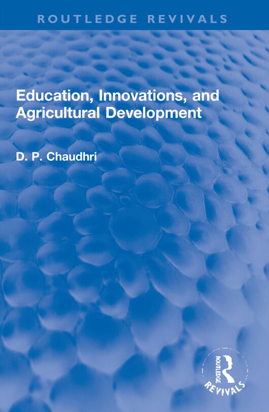 Front cover_Education, Innovations, and Agricultural Development