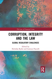 Couverture_Corruption, Integrity And The Law