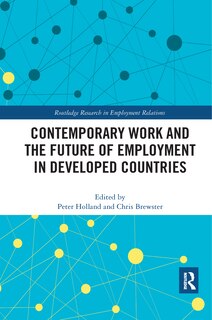 Couverture_Contemporary Work And The Future Of Employment In Developed Countries