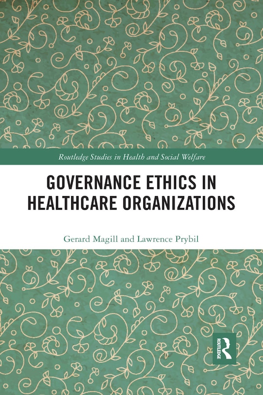Couverture_Governance Ethics In Healthcare Organizations