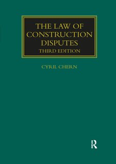 Couverture_The Law Of Construction Disputes