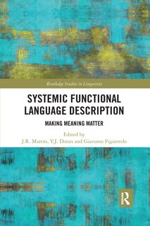 Front cover_Systemic Functional Language Description