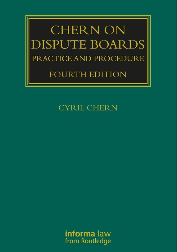 Front cover_Chern On Dispute Boards